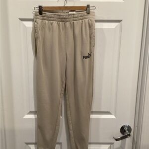 Puma Men's Cream Sweatpants